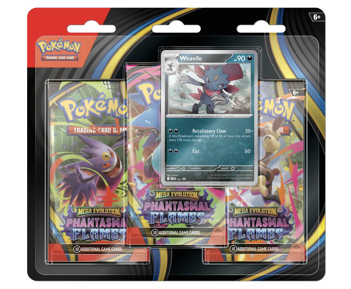 English - Phantasmal Flames - 3-Pack Blister